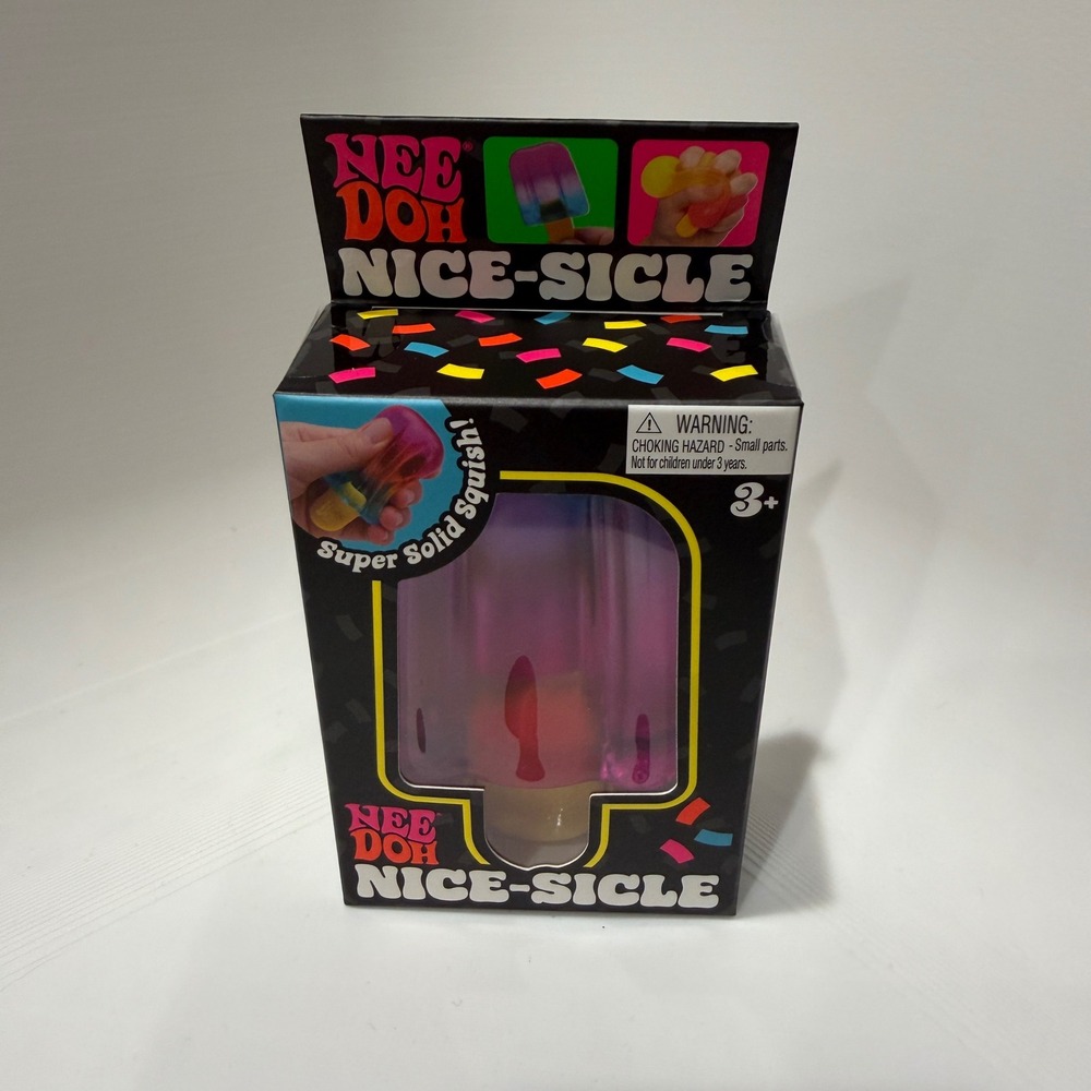 Schylling NeeDoh Nice-Sicle Multi-Color Sensory Fidget Toy New